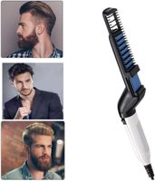 Bartglätter für Männer, Multifunktionale heiße Haarbürste, Elektrische Bartglätter Haarbürste, Bartglätter Bürste Haar Glätter Kamm