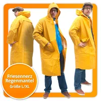 Friesennerz Ostfriesennerz Regenmantel Regenjacke Gummijacke Gr. XL