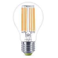 Philips LED Lampe ersetzt 60W, E27 Standardform A60, klar, warmweiß, 840 Lumen, nicht dimmbar, 1er Pack