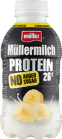 Müller Müllermilch Protein ohne Zuckerzusatz Milchgetränk mit Bananengeschmack 400 G