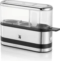 WMF Küchenminis 2-Eier-Kocher, Eierkocher 2 Eier, mit Eipick, BPA-freies Tritan, 250 W, cromargan matt