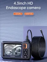 INSKAM 1080P Endoskopkamera 5 Meter Kabel: Autoinspektionskamera mit 4,3 Zoll Display & 8 mm Objektiv IP67 LED Beleuchtung