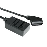 Hama 00122225, Schwarz, 2x Scart
