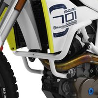 Ibex 10008366 Kompatibel/Ersatz für Sturzbügel Husqvarna 701 Enduro BJ 2016-22 Weiß