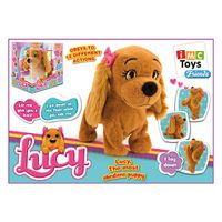 Plüsch Hund Lucy IMC Toys Spielzeug interaktiv Sprachfunktion Haustiere B-WARE