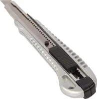 hanSe Cuttermesser Aluminium Druckguss Teppichmesser mit 9mm Abbrechklinge 1 Stk