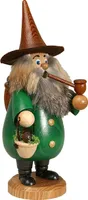 Räuchermännchen Waldwichtel 20 cm, Typ:Pilzsammler grün