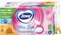 Zewa Toilettenpapier Ultra Soft 4-lagig, 16 Rollen