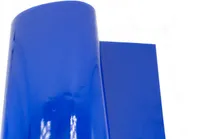 Geschenkpapier gestreift 70cm x 2m Rolle Blau beidseitig