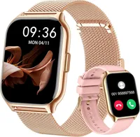 Smartwatch, Bluetooth Uhr Fitness Tracker, 2 Zoll Touchscreen Armbanduhr,  Blutdruckmessung Wasserdicht Fitness Tracker Armband Pulsmesser Uhr