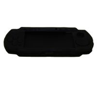 Weiches Silikongel Schutzhülle für PSP 2000/3000 Spielelongleer-Schwarz