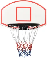 vidaXL Basketballkorb Weiß 71x45x2 cm Polyethylen