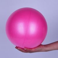 Gymnastikball Anti-Burst Sport Balance Yoga Ball mit Pumpe für Pilates Geburt Fitness Gym Workout Training Physiotherapie Fitness Yoga Ball 25cm, Rosa