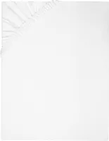 Spannbettlaken, 100x200 cm, 80% Baumwolle / 20% Polyamid, weiß