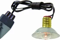 Elektrisches Krippenzubehör Lampe Strahler E10 mit Stecker