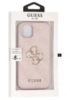 Guess 4G Metal Logo Case für IPhone 13, pink