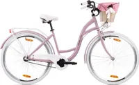 Goetze Style 28 Zoll Citybike, 3-Gang Shimano Nabenschaltung, Tiefeinstieg mit Rücktrittbremse, Damenfahrrad mit Korb