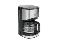 Adler AD-4407 Překapávací kávovar na 8 šálků, nerezová ocel, bez BPA, 550 W, 0,7 l, černošedý