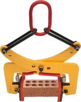 Versetzzange Bordsteinzange Verstellbare Öffnung 6-24cm  Bordsteinträger Steinzange Pflastersteinzange (325kg)