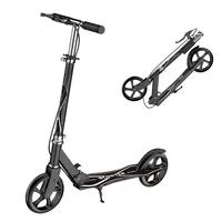 Cityroller, Scooter, Tretroller, Roller, höhenverstellbar, klappbar, mit Handbremse, PolyurethanRäder, für Kinder und Erwachsene