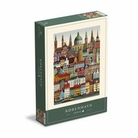 Martin Schwartz Puzzle Kopenhagen / København, Städtepuzzle Dänemark, 50 x 70 cm, 1000 Teile, MS0601