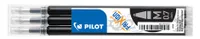 Pilot Pen 2261001F - Náhradné náplne Frixion Ball roller, hrúbka 0,7 mm, čierna, stierateľná, 3 kusy