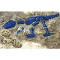 EDUPLAY 160-003 Formičky do piesku, dinosaurus Tyrannosaurus Rex, modré, 10 kusov (1 sada)