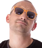 Sluneční brýle doplněk léto oranžovo-černá