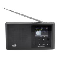 Soundmaster DAB165SW DAB+/FM Radio mit Akku, tragbar, schwarz