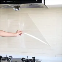 70*45cm Ölbeständiger Wandaufkleber für die Küche, Transparente Selbstklebend Wandfolie, Hitzebeständiger Wasserdichter Aufkleber für Herd, Arbeitsplatte, Schrank, Haushalt