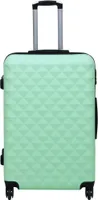 vidaXL Hard Shell Trolley Mint Green ABS