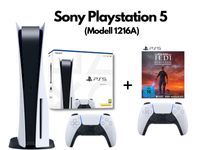 Sony Playstation 5 mit Laufwerk | Gamer Bundle | inkl. 2x Controller, Star Wars Jedi: Survivor | PS5 Disc Disk