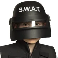 Kostüm - Set SWAT für Kinder  4-tlg. SWAT-Weste, SWAT-Helm