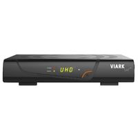 Viark Sat 4K UHD H.265 2160p DVB-S2X Multistream prijímač LAN WLAN čierny