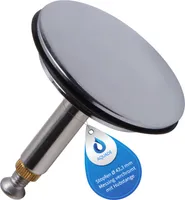 Abflussstopfen Stöpsel Ø43,8mm mit Hubstange für Spülbecken Badewanne