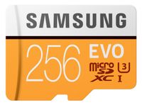 Samsung MB-MP256G, 256 GB, MicroSDXC, Klasse 10, UHS-I, 100 MB/s, Gefrierbeständig, Hitzebeständig, Wasserfest
