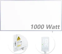 Protron Infrarotheizung Panel Heizkörper Elektroheizung IR Wandheizung 1000Watt 120x60cm mit Smart-Thermostat