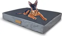 Hundebett - Hundekissen großer Hund - Hundematte XL grau