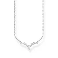 Thomas Sabo KE2172-051-14 Halskette mit Anhänger Damen Eiskristalle Silber 45 cm