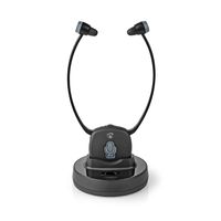 Nedis HPRF021BK Digitaler Kinnbügel In-Ear Funk-Kopfhörer