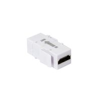 LogiLink Keystone Modular Verbinder HDMI mit Repeater weiß
