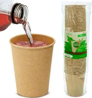Allbags | KRAFT 250ml papierowy kubek na napoje 50 szt