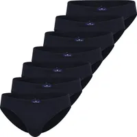 TOM TAILOR Herren Slip blau uni 7er Pack Größe: 6