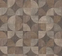 Livingwalls Tapete in Holzoptik Metropolitan Stories Nils Olsson Copenhagen Vliestapete braun beige grau 10,05 m x 0,53 m
