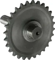 Wiltec hnací hriadeľ 22 mm 28T pre motor LIFAN 6,5-13 hp - náhradný diel pre benzínový motor pre spojku v olejovej vani - jednovalcový pre malé motory a motokáry, 4-taktný motor a časovanie ventilov OHV