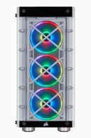 Corsair Mid-Tower ATX Smart Case iCUE 465X RGB Seitenfenster, Mid-Tower, Weiß, Netzteil im Lieferumfang enthalten Nein, Stahl, Tempered Glass