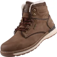 Mustang Herren Stiefel gefüttert Braun