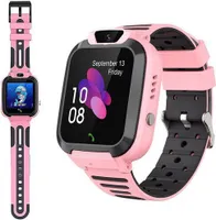 Uhr für Kinder mit SOS,Sprachchat,GPS-Ortung,400mAh Smartwatch ，Rosa(1,4 Zoll)