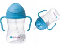 b.box Hrnček so slamkou čučoriedky 240 ml