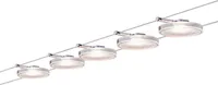 Paulmann Wire Systems DC Set DiscLED II 5x4W Chrom matt 230V/12V DC 30VA Metall6534